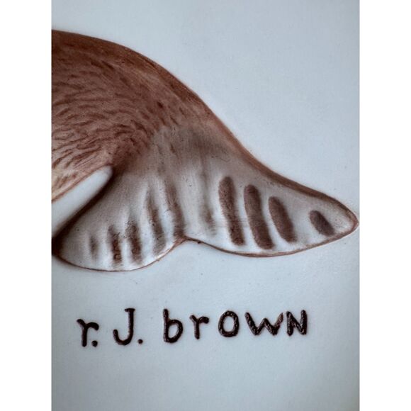 1979 Akiku Seal Pup Plate River Shore Ltd First Issue #4355 Wildlife Art - Picture 7 of 13